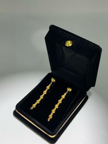 حلق الدوريكا ذهب عيار21 فاخر و انيق بوابة.5