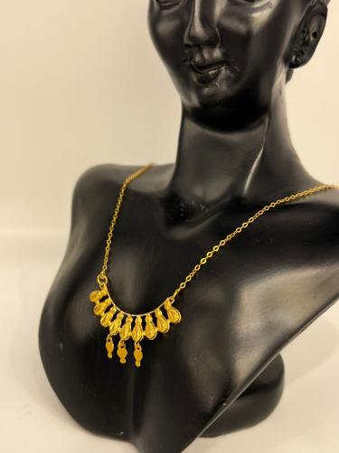 قلاده ذهب عيار21 مميزه و انيقه للهدايا بوابة.5