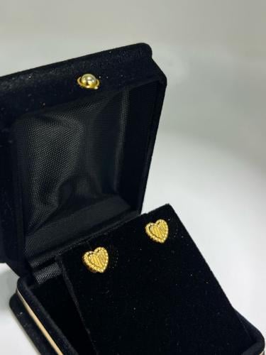 حلق القلب ناعم و انيق للهدايا ذهب عيار18 بوابة.5