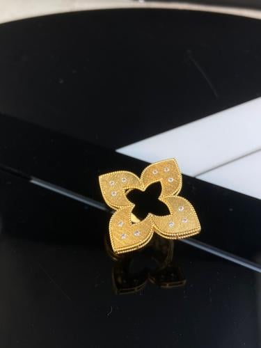 خاتم كوين ذهب عيار21 فاخر و انيق للهدايا مقاس15 وز...