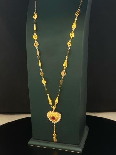 سبحة حساويه ذهب عيار21 فاخره و انيقه للهدايا وزن 9...