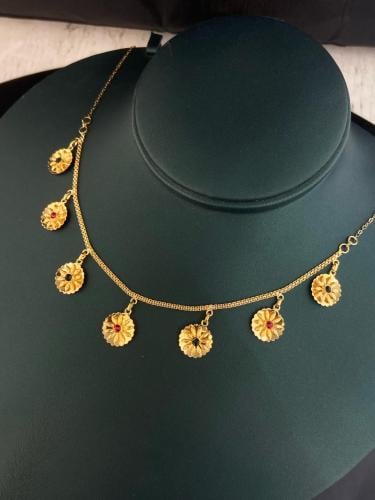 ياسمينة صباح الخير ذهب عيار21 فاخره و انيقه وزن 6....