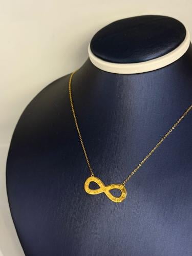 قلادة ذهب عيار21 فاخره و مميزه وزن 2.04 بوابة.4