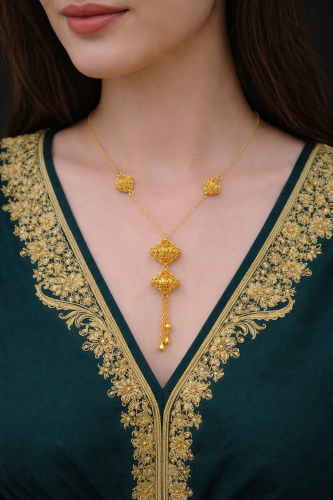 سبحة ذهب عيار 21 فاخرة ومميزة وزن 8.40 جرام