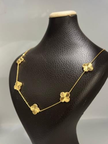 شوكر الورد ذهب عيار21 فاخر و مميز وزن 8.50بوابة.5