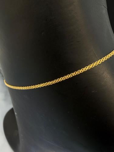 خلخال فلات ذهب عيار21 فاخره و مميزه وزن 1.55 بوابة...