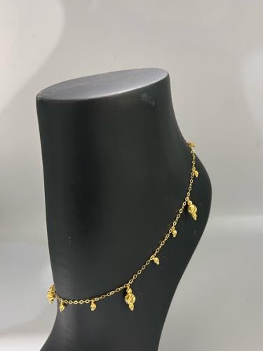 خلخال الدوريكا ذهب عيار21 فاخر و مميز بوابة.5