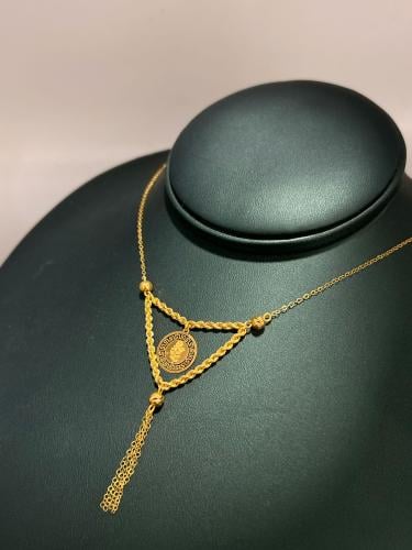 شوكر المبروم دورين فاخر و انيق ذهب عيار21 بوابة.5