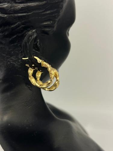 حلق ذهب عيار18 فاخر و مميز للمناسبات بوابة.5