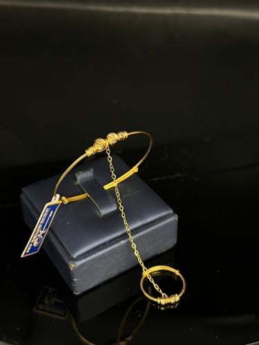 كف الدوريكا ذهب عيار21 اطفال فاخر و انيق وزن 3.45...