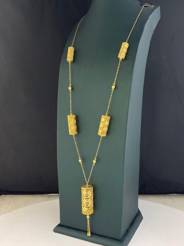 سبحه فاخره و انيقه موديل ايطالي ذهب عيار٢١ الوزن 2...