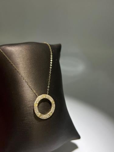 شوكر تصميم الماس ذهب عيار18 فاخره و انيقه بوابة.4