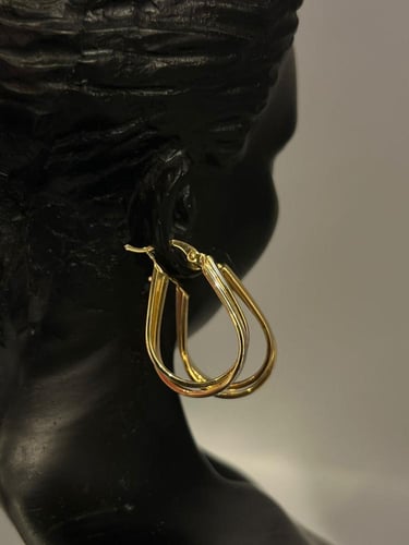 حلق ذهب عيار18 فاخر و انيق للهدايا بوابة.5