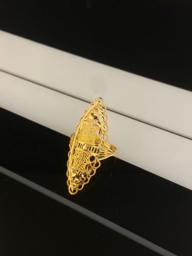 خاتم صاروخ ذهب عيار21 فاخر و انيق للهدابا مقاس 20...