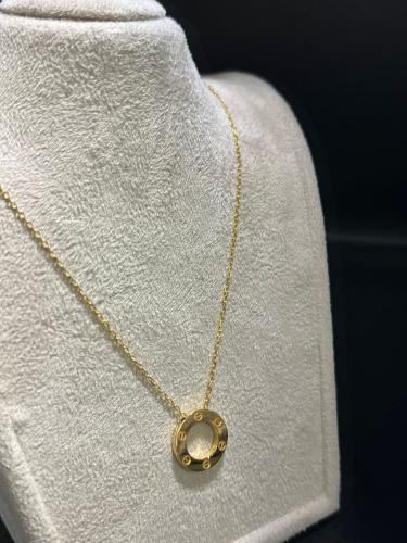 قلادة Love ذهب عيار21 فاخره و مميزه للهدايا بوابة....