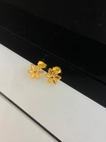 حلق الورده موديل غصن الزيتون فاخر و انيق للهدايا ب...