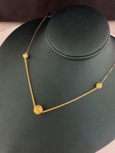 قلاده المبروم موديل الكور فاخره و انيق ذهب عيار٢١...