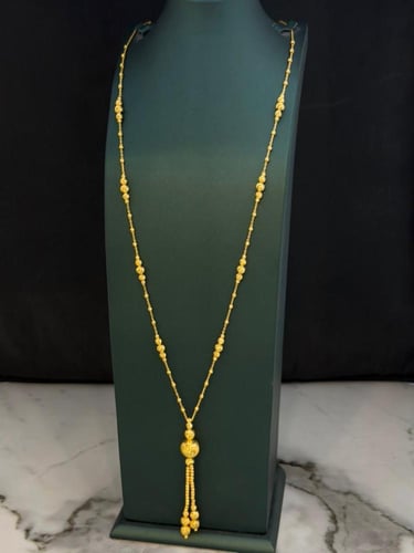 سبحة ذهب عيار 21 موديل الدوريكا وزن 16.74 جرام