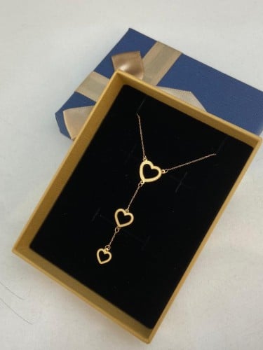 شوكر العشاق موديل القلوب ذهب عيار٢١