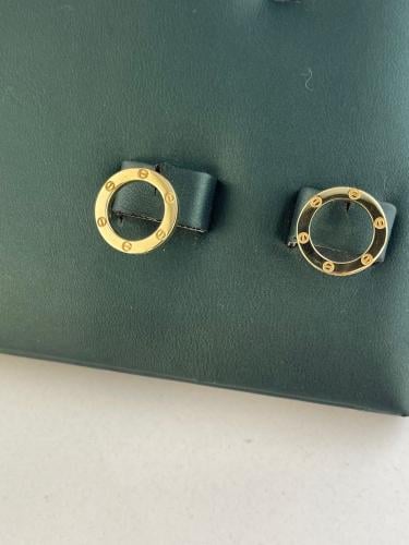 حلق Love ذهب عيار١٨ لبس يومي فاخر و انيق بوابة.5