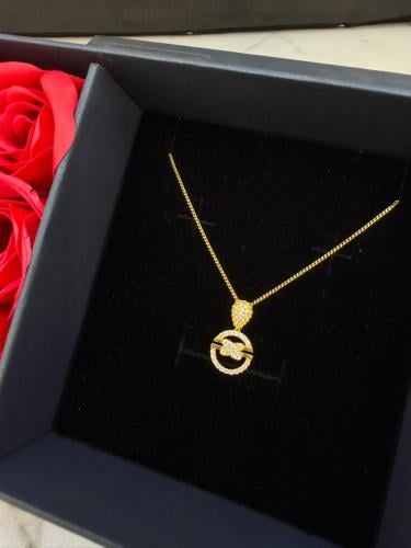 قلادة ذهب عيار21 فاخر و مميز وزن 1.58 بوابة.4