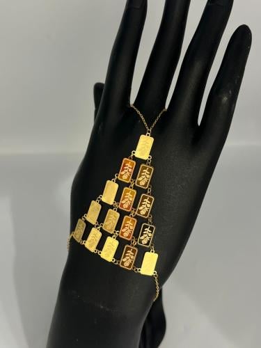 كف موديل السبايك ذهب عيار21 فاخر و مميز بوابة.5