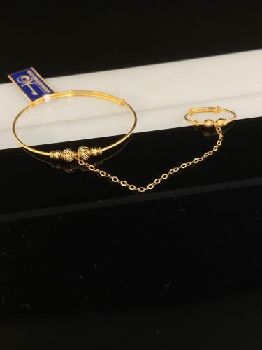 كف الدوريكا اطفال ذهب عيار21 فري سايز وزن 3.49 بوا...