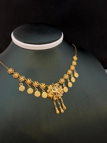 مزنط كرسي جابر ذهب عيار21 مميز و انيق بوابة.4