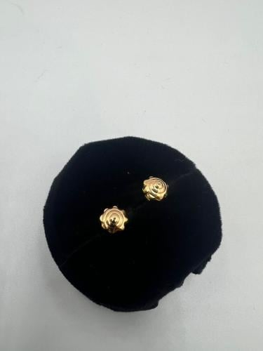 حلق الورده لبس يومي ذهب عيار٢١ مميز و انيق بوابة.5