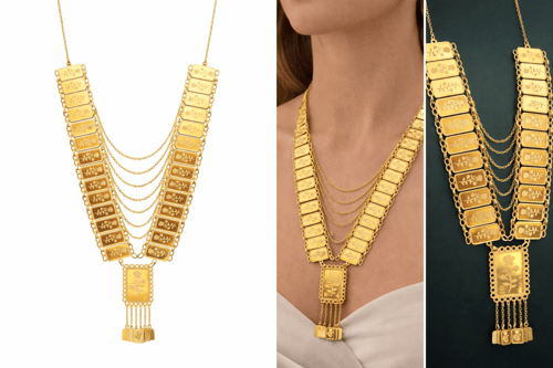 شلال موديل سبيكة الوردة – ذهب عيار21 وزن 7.56 جرام