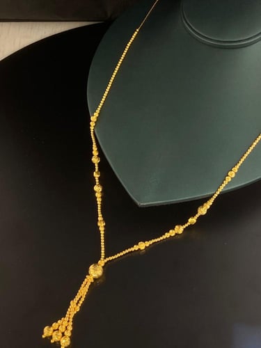 سبحة الدوريكا ذهب عيار21 فاخره و مميزه الوزن 17.58...