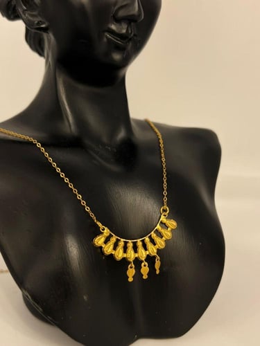 قلاده ذهب عيار21 مميزه و انيقه للهدايا بوابة.5