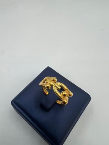 خاتم موديل الجنزير فاخر و مميز مقاس19 الوزن 4.63 ب...