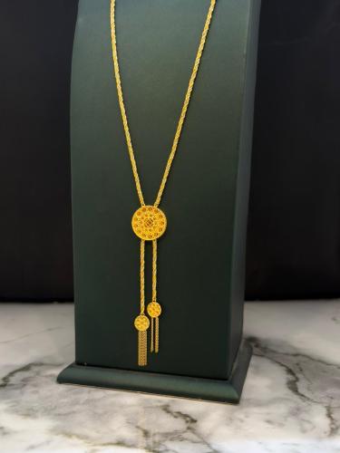 سبحة ذهب عيار21 فاخره و مميزه وزن 8.82 بوابة.4