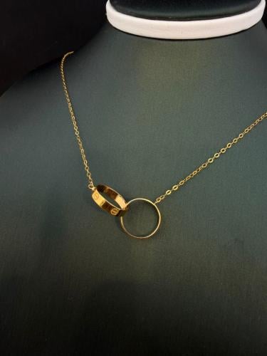 قلادة Love forever ذهب عيار21 مميزه و انيقه وزن 2....