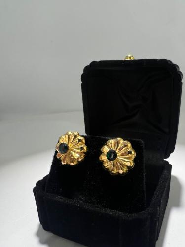 حلق الورده مميز و انيق ذهب عيار21 الوزن 2.42 بوابة...