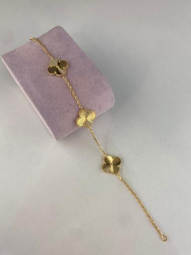 سوارة الورد فاخره و مميزه ذهب عيار21 الوزن 4.67 بو...