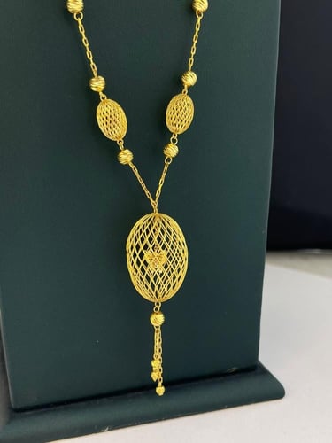 سبحه فاخره موديل ايطالي ذهب عيار٢١ الوزن 17.00