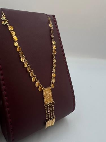 قلادة السبايكه فاخره و مميزه ذهب عيار21 الوزن3.43...