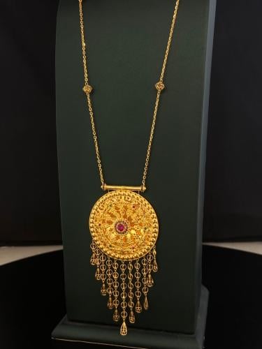 سبحه فاخره و مميزه ذهب عيار21 وزن 29.98 بوابة.4