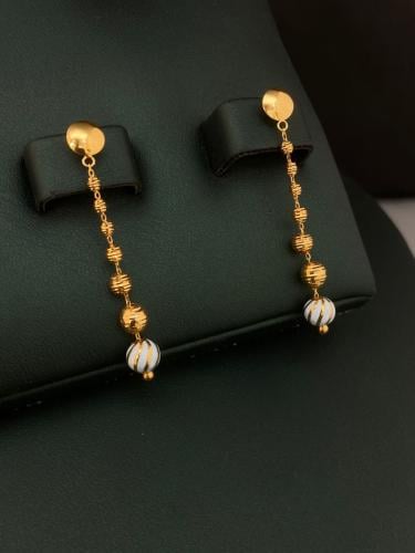 حلق الدوريكا ذهب عيار21 فاخر و مميز للمناسبات وزن...