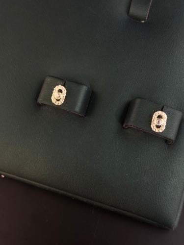 حلق مسيكا فاخر و انيق للهدايا ذهب عيار18 بوابة.4