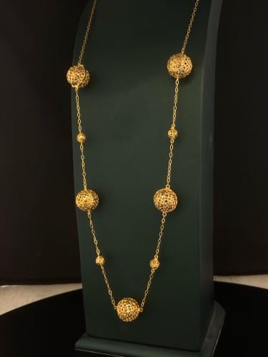 سبحة فاخره و مميزه للهدايا ذهب عيار21 وزن 21.34 بو...