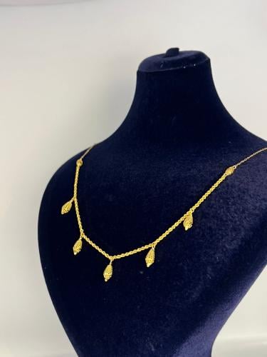 شوكر ذهب عيار21 موديل المبروم فاخر و مميز بوابة.5