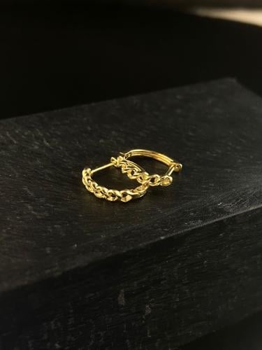 حلق الجنزير ذهب عيار18 ناعم و انيق بوابة.4