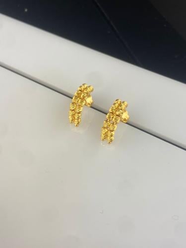 حلق الدوريكا ذهب عيار21 فاخر و مميز للمناسبات بواب...