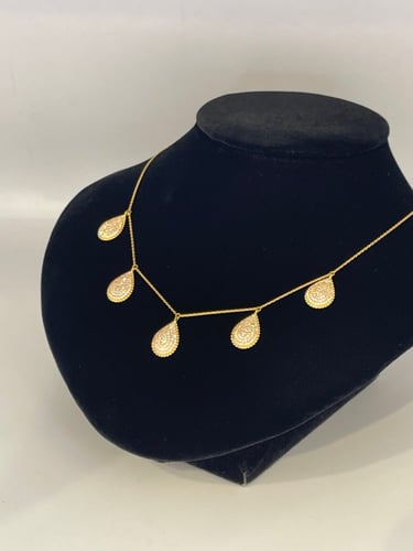 شوكر الدمعة مميز و انيق عيار21 الوزن 8.75