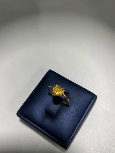 خاتم القلب ناعم و انيق للهدايا ذهب عيار18 مقاس15 ب...