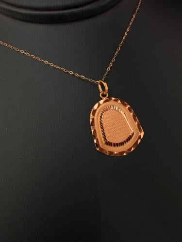 قلادة آيات الكرسي ذهب عيار21 فاخر و مميز وزن 1.99...