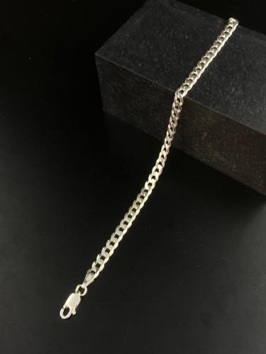 سوارة الجنزير فضة عيار925 فاخره و مميزه للهدايا بو...
